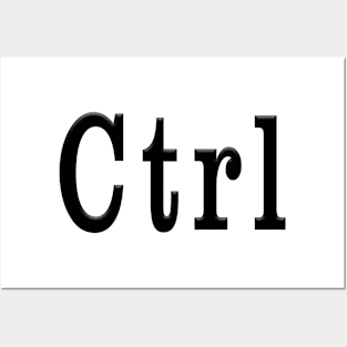 Ctrl computer key Posters and Art